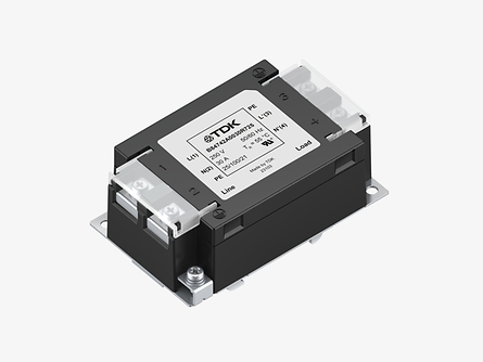 TDK 推出適用於 DIN 導軌和直流應用的單相 EMI 濾波器